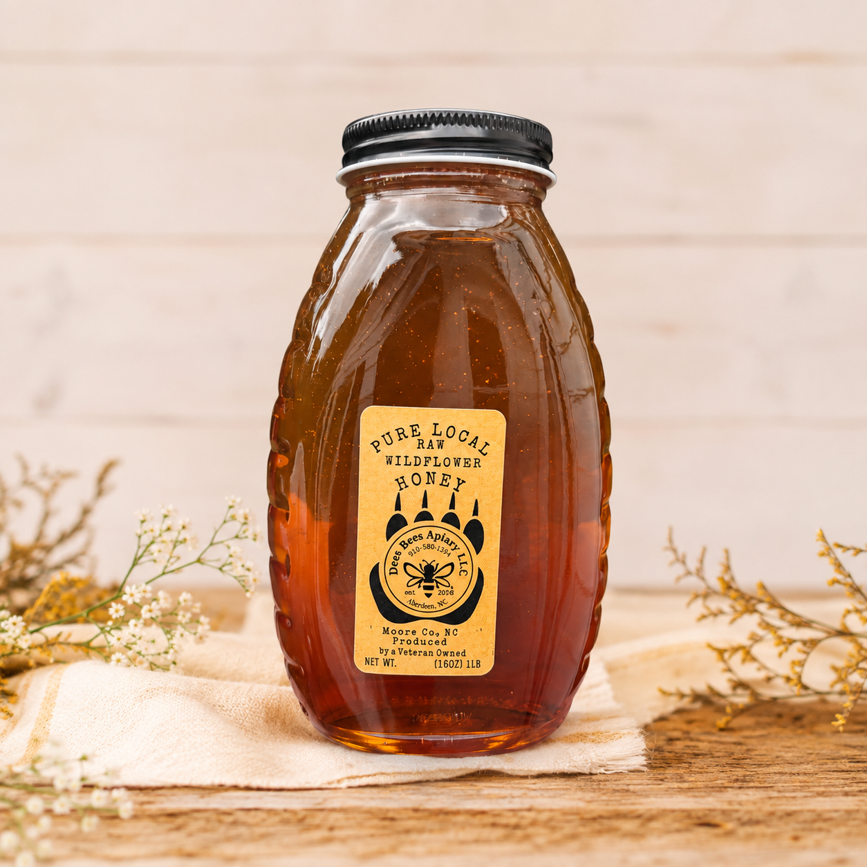 Moore County Local Raw Honey